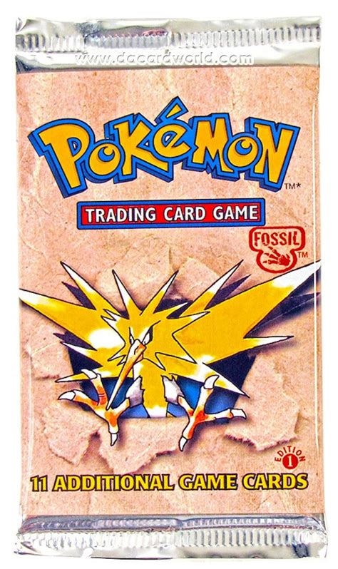 pokemon 1st edition fossil pack.